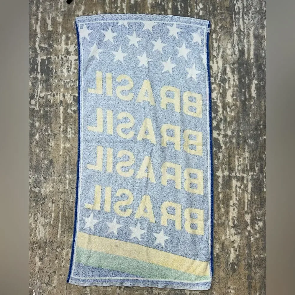 Brasil Brazil Football Souvenir Bath towel 23”x45”
